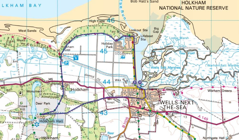 holkalm nature reserve map