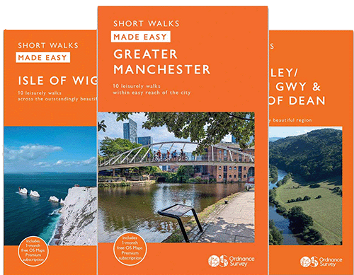 some OS Short Walks guidebooks