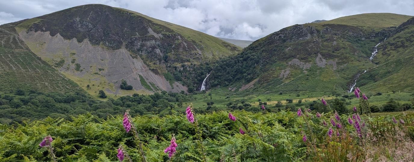 Twin Waterfalls of Aber Falls