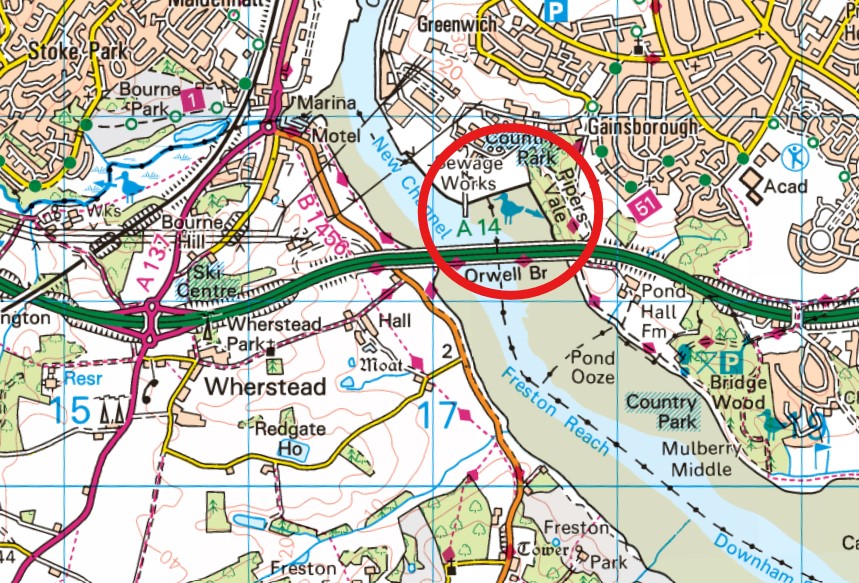 how to find a nature reserve on os maps