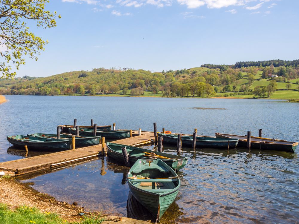 Esthwaite Water fishing boats
