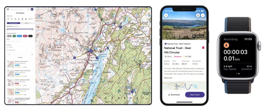 os maps devices