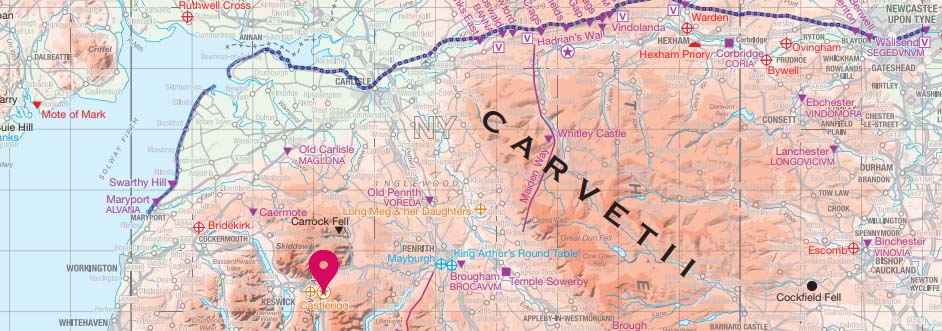 Ancient Britain Map - Castlerigg
