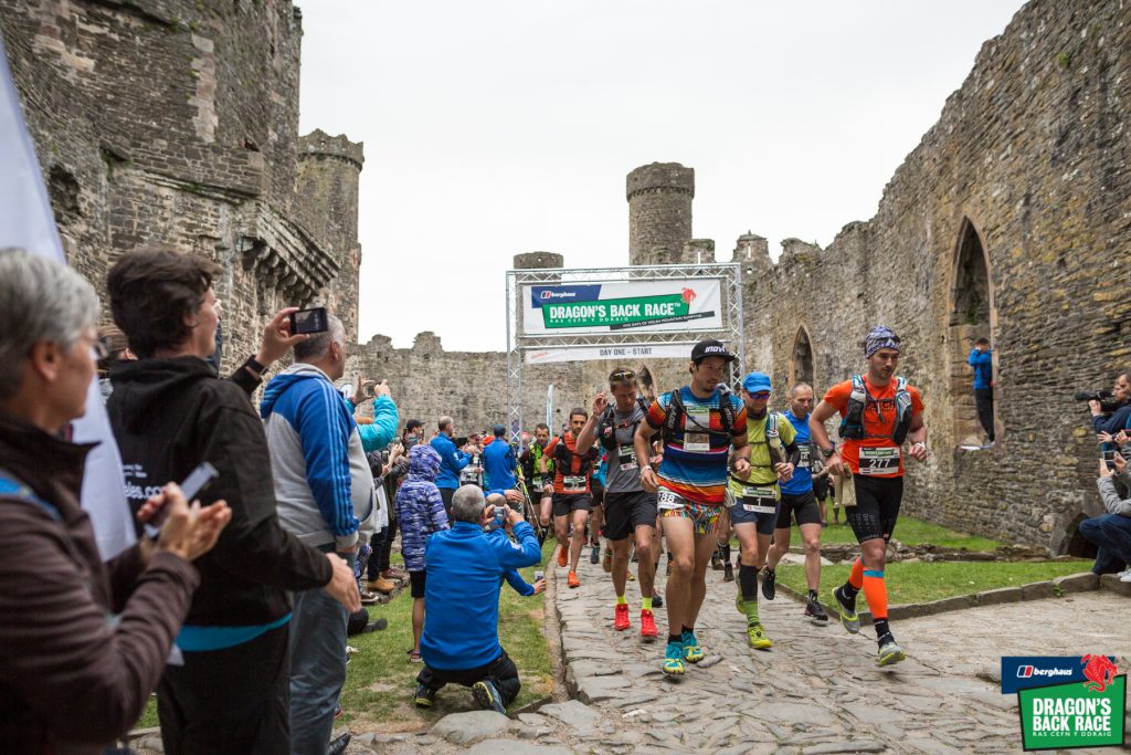 Dragons Back start at Conwy Castle