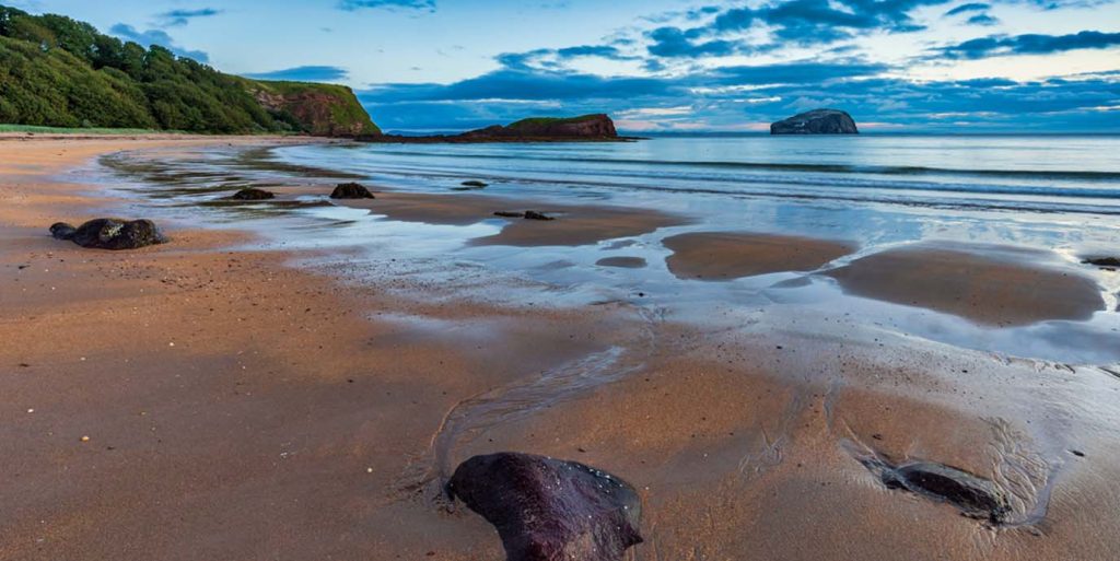 Hidden beaches of Britain - Seacliff Beach, East Lothain