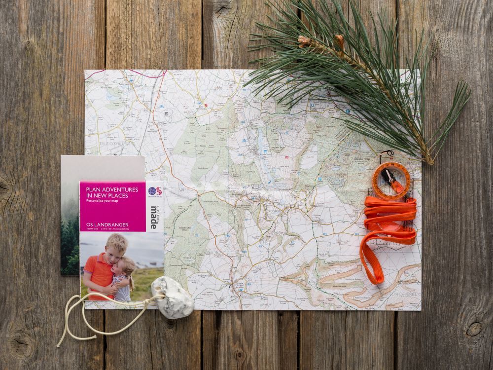 family gift for christmas of a mini map