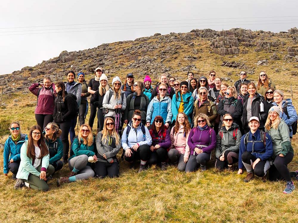 a group of women from Outdoor Adventure Girls