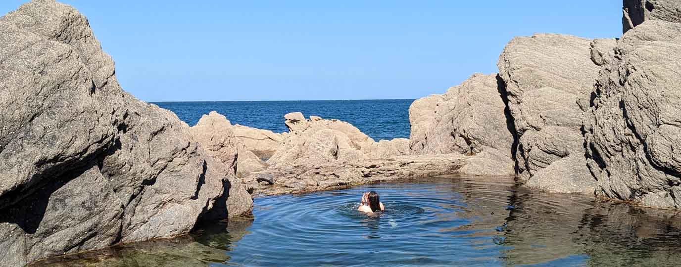 Tidal Swim at Woody Bay