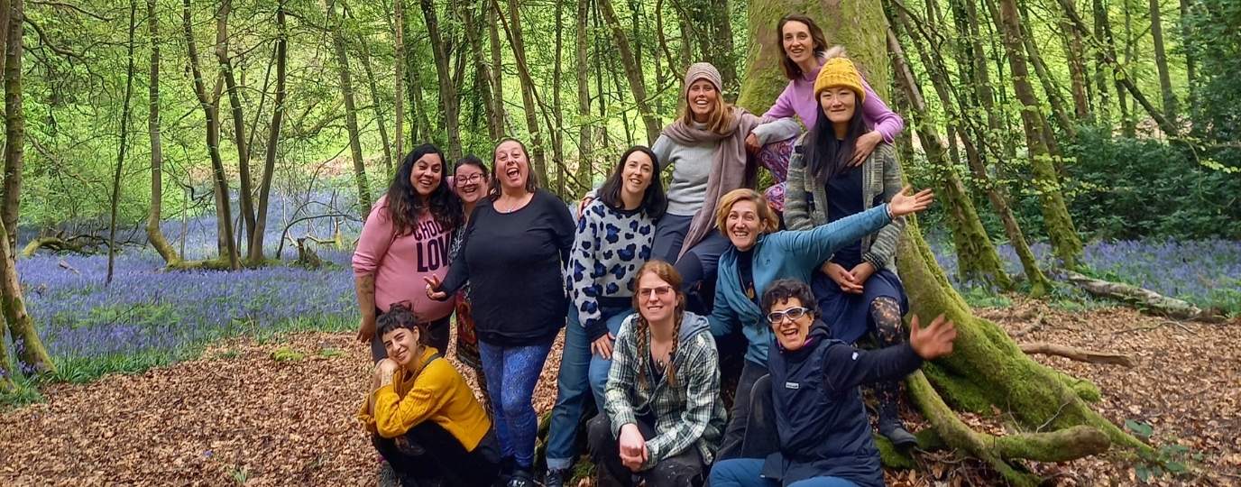 A group of Women in the woods