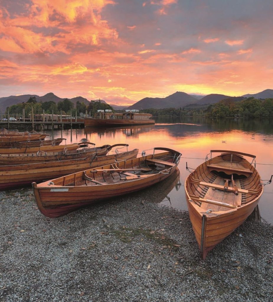 Wooden boats in the Lake District