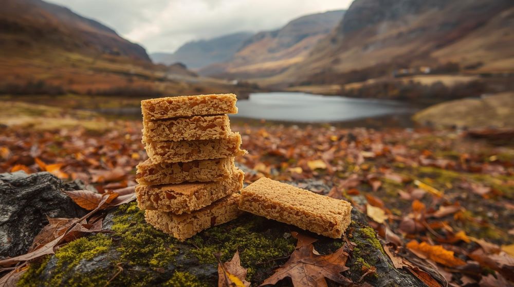 flapjack on a rock in lake district 2