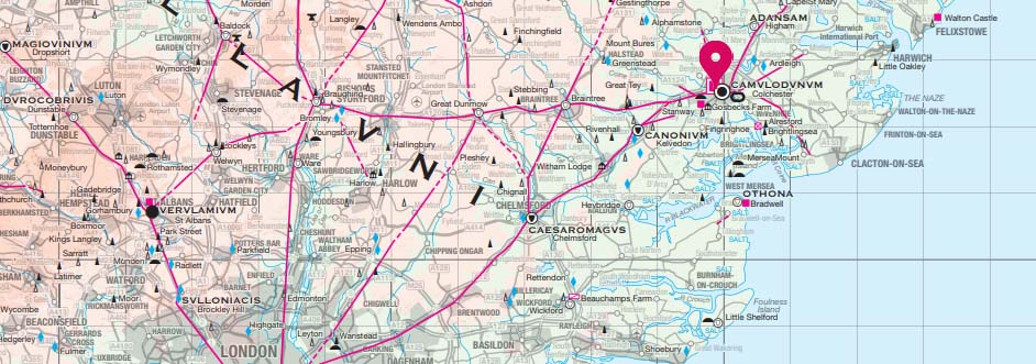 Roman Britain Map - Colchester