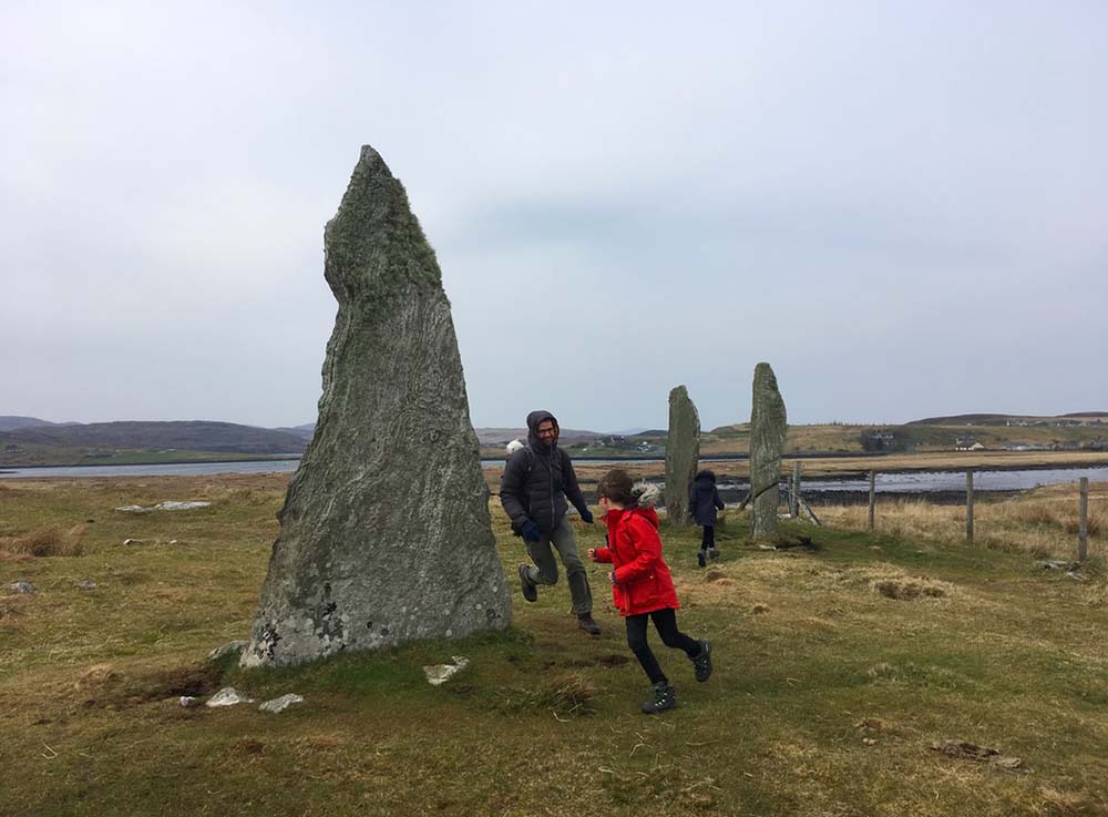 Calanais with Stephen and Alex