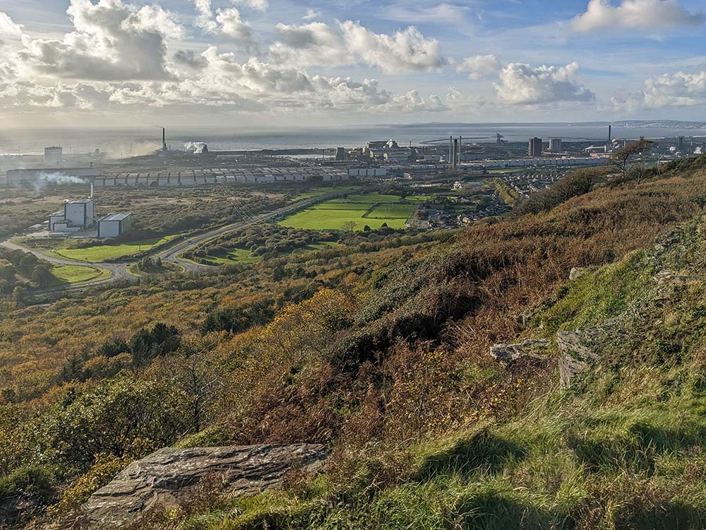 Neath Craig Fawr panoramic View