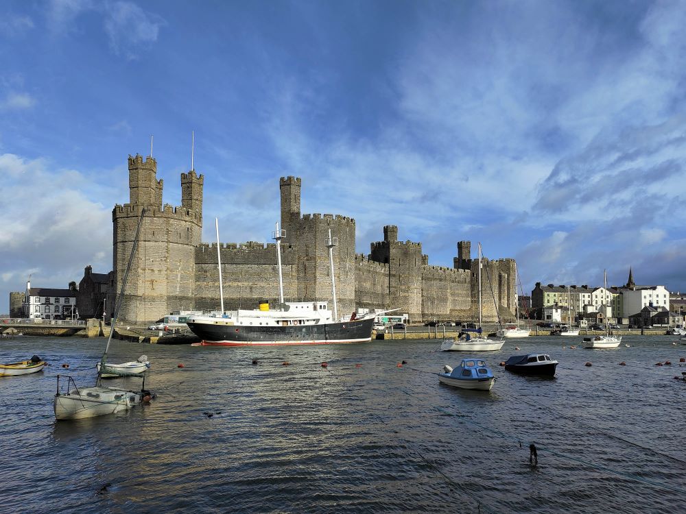Caernarfon Castle from SWME Snowdonia
