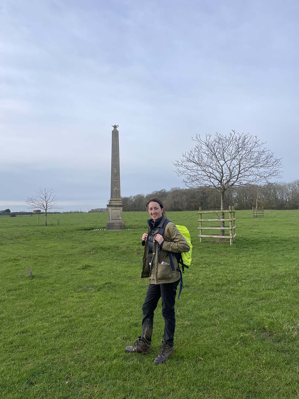 The obelisk at Deene Park
