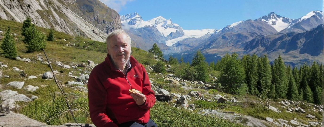 John Gillham in the mountains