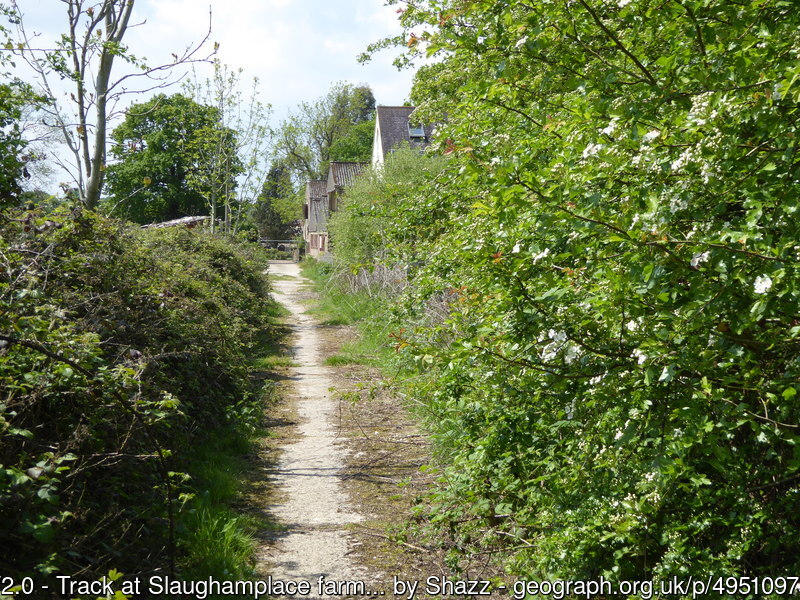 Track at Slaughamplace farm by Shazz