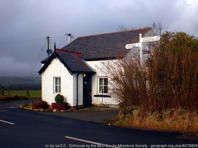 Tollhouse by the B6318 by The Milestone Society