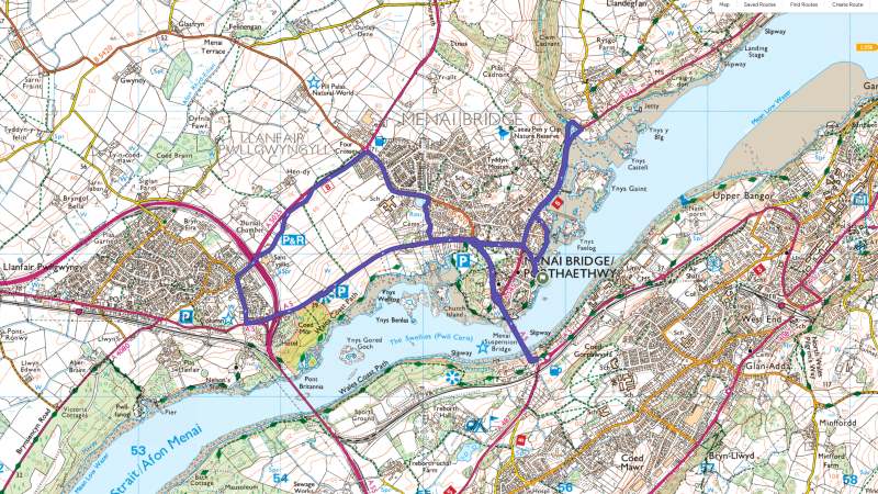 Menai 10km Walking Route