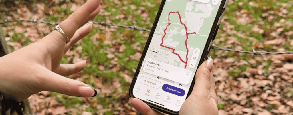 Person Using Os Map What is the 75 Hard Challenge and how can OS Maps help? – OS Maps Discover