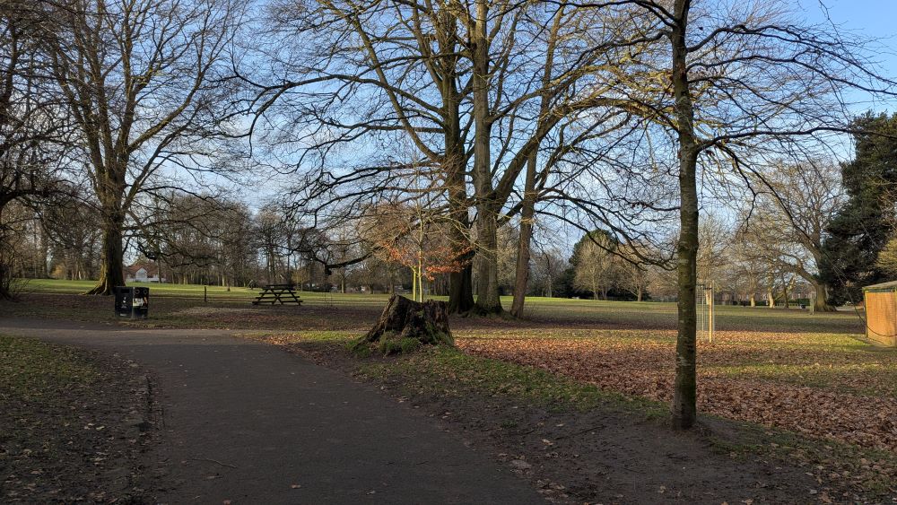 A park in Altrincham 