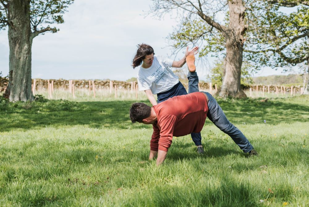 Gillian and Andrew at a WildStrong Event