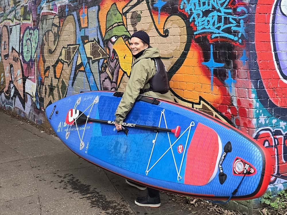 London paddleboarding