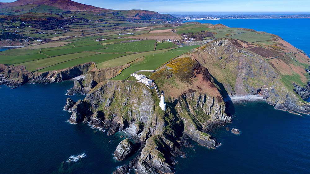 Maughold Lighthouse on the Isle of Man