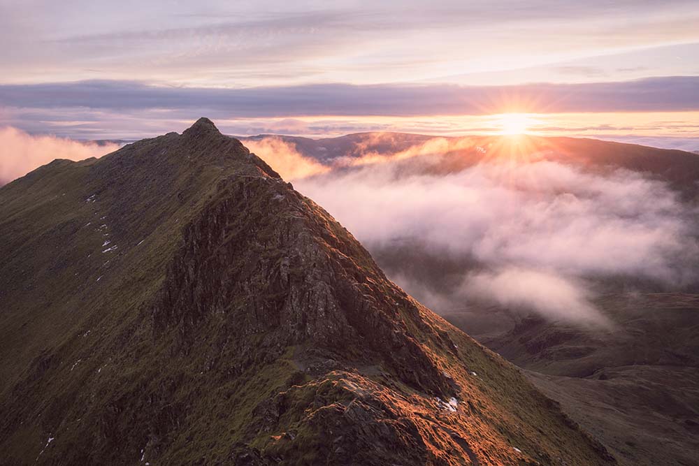 Striding Edge Sunrise 