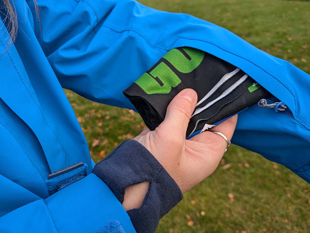 SDP waterproof fabric-forearm pocket