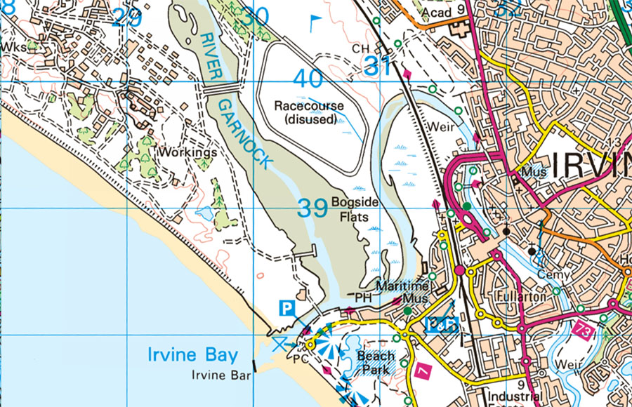 Irvine Bay Map