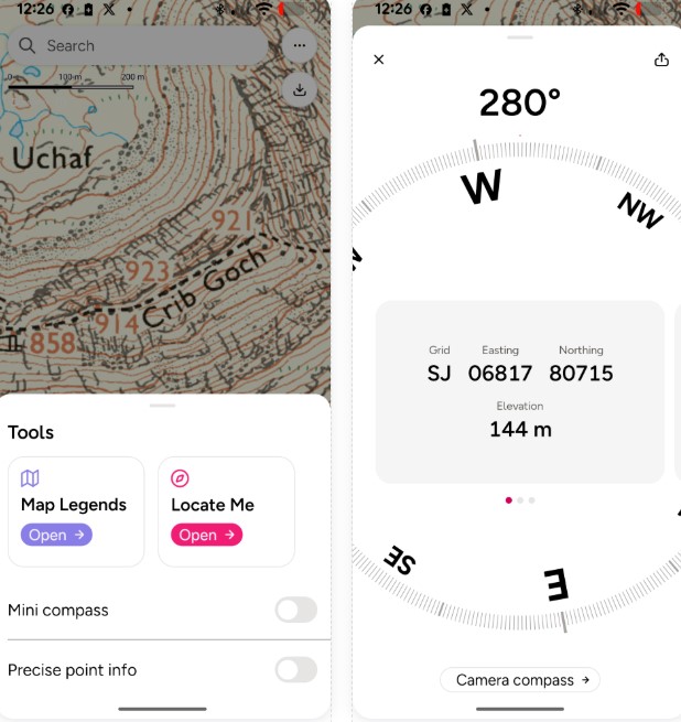os maps locate me feature