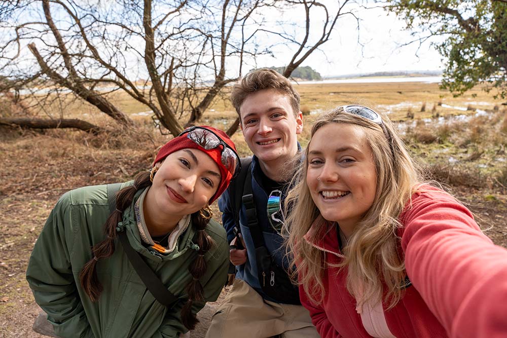 friends in the outdoors