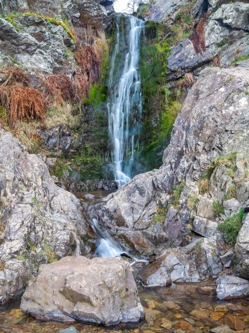 lightspout waterfall shropshire