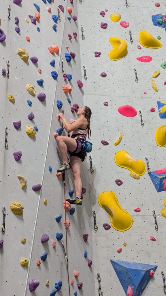 indoor climbing wall