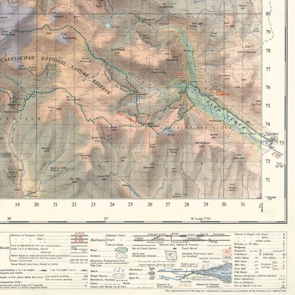 cairngorms map historic