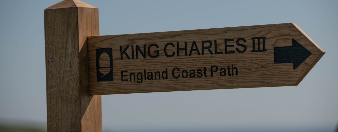 Finger post - King Charles III Coast Path