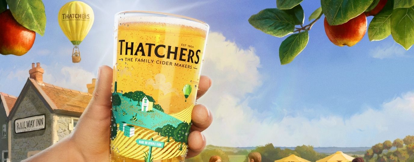 Pint Sized Walks Thatchers Pint Glass
