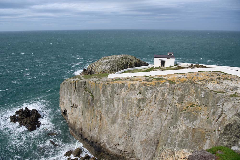views across to north stack