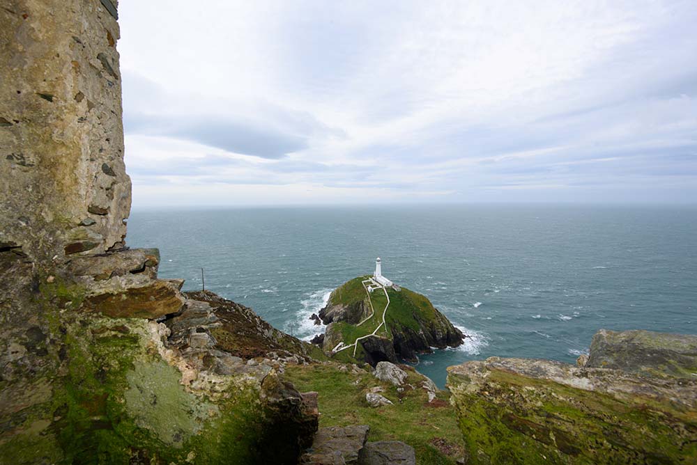 views across to south stack
