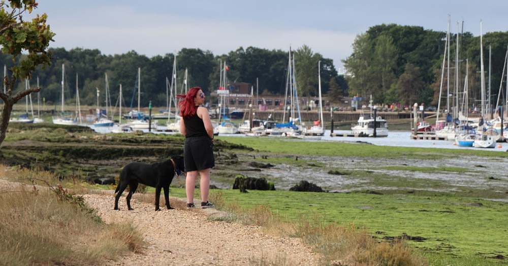 walking on the solent