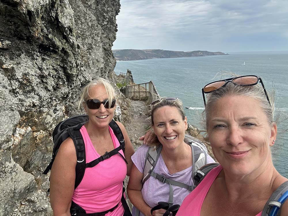 A group walk with the girls